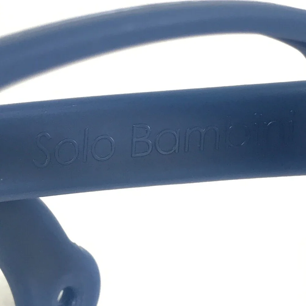 Solo Bambini Eyeglasses Frames SCOUTMASTER Blue Wrap Rubberized 55-22-135